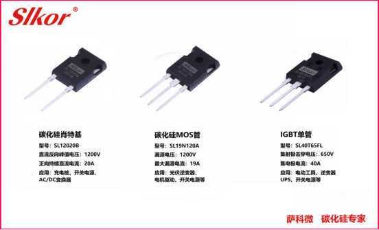 薩科微碳化硅MOS管、IGBT單管圖