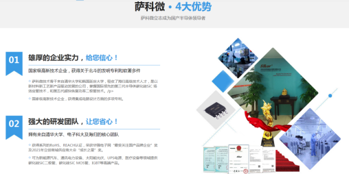 薩科微slkor半導體部分優(yōu)勢